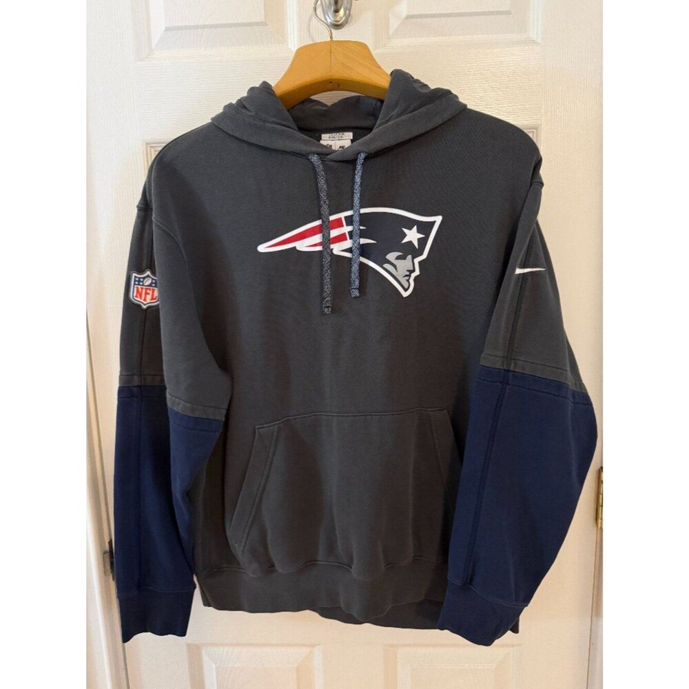New England Patriots Team Issued Hoodie Sweatshirt Nike Size Large